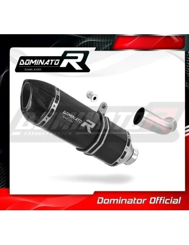 Silencieux slip-on Dominator HP1 Noir pour BMW K1200R (2005-2009)