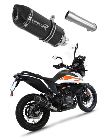Silencieux slip-on Dominator HP1 Noir pour KTM 390 Adventure (2020-2024)