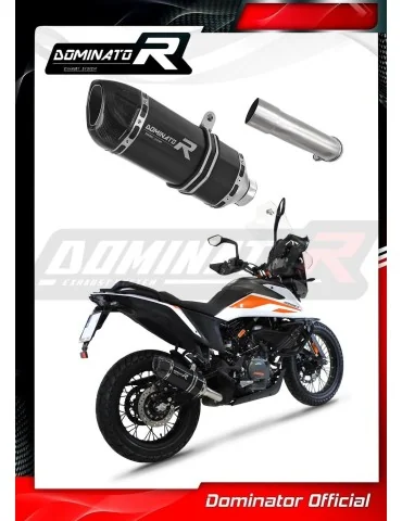 Silencieux slip-on Dominator HP1 Noir pour KTM 390 Adventure (2020-2024)