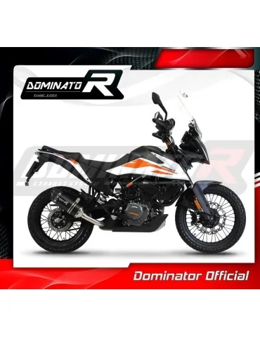 Silencieux slip-on Dominator HP1 Noir pour KTM 390 Adventure (2020-2024)
