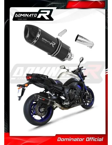 Silencieux slip-on Dominator HP1 Noir pour Yamaha FZ8 Fazer (2010-2016)