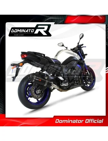 Silencieux slip-on Dominator HP1 Noir pour Yamaha FZ8 Fazer (2010-2016)
