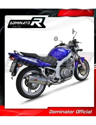 Ligne d'échappement complète inox Dominator OV pour Suzuki GS 500F (2004-2014)