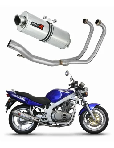 Ligne d'échappement complète inox Dominator OV pour Suzuki GS 500E (1989-2009)