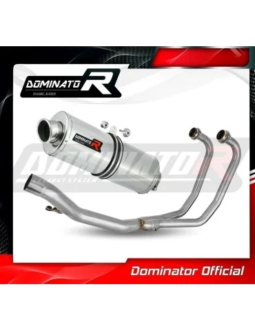 Ligne d'échappement complète inox Dominator OV pour Suzuki GS 500E (1989-2009)