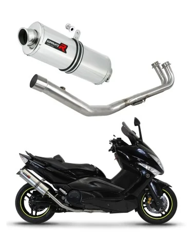 Ligne d'échappement complète inox Dominator OV pour Yamaha T-max 500 (2008-2011)