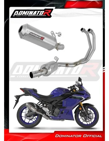 Ligne d'échappement complète inox Dominator OV G2 EX pour Yamaha YZF-R3 (2025-2026)