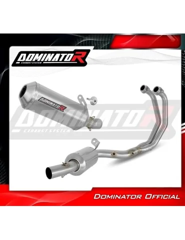 Ligne d'échappement complète inox Dominator OV G2 EX pour Yamaha YZF-R3 (2025-2026)