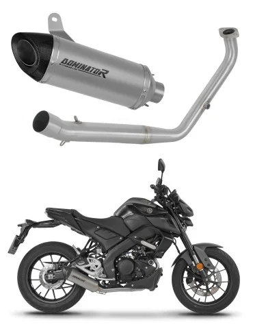 Ligne d'échappement complète Dominator HP8 Titane pour Yamaha MT 125 (2021-2024)