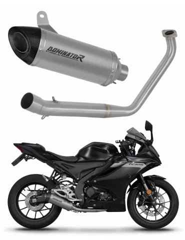 Ligne d'échappement complète Dominator HP8 Titane pour Yamaha YZF R125 (2019-2020)