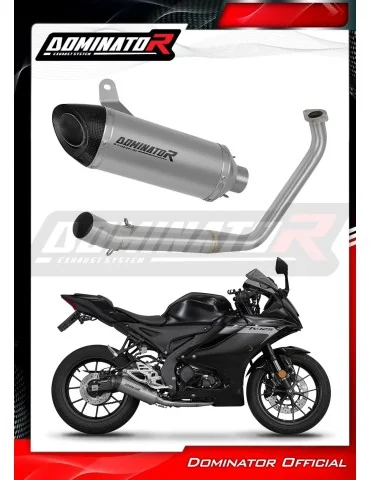 Ligne d'échappement complète Dominator HP8 Titane pour Yamaha YZF R125 (2019-2020)