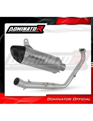 Ligne d'échappement complète Dominator HP8 Titane pour Yamaha MT 125 Euro 5+ (2024-2026)