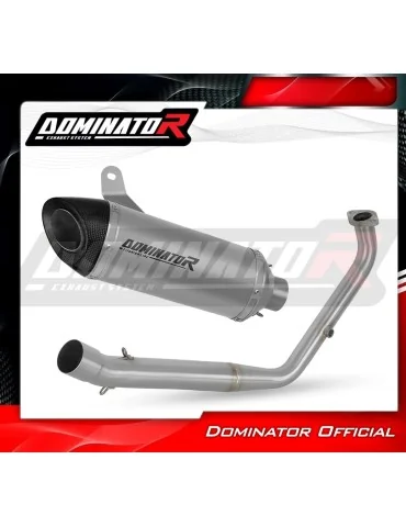 Ligne d'échappement complète Dominator HP8 Titane pour Yamaha YZF R125 Euro 5 (2021-2024)