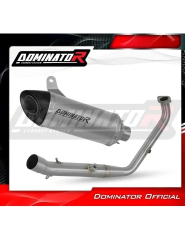 Ligne d'échappement complète Dominator HP8 Titane pour Yamaha YZF R125 Euro 5+ (2024-2025)