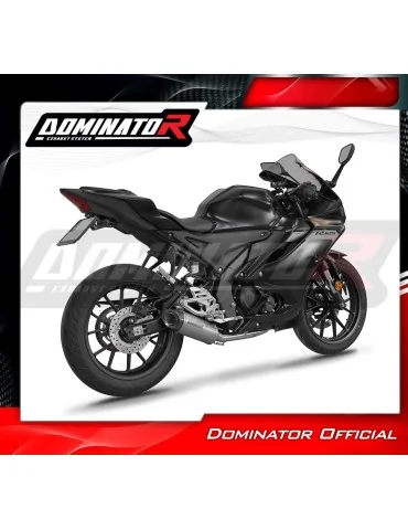 Ligne d'échappement complète Dominator HP8 Titane pour Yamaha YZF R125 Euro 5+ (2024-2025)