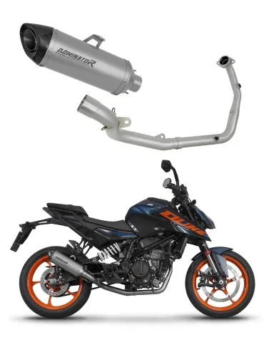Ligne d'échappement complète Dominator HP8 Titane pour KTM 125 Duke (2024)
