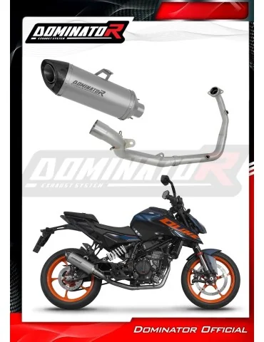 Ligne d'échappement complète Dominator HP8 Titane pour KTM 125 Duke (2024)