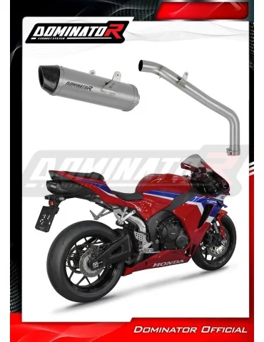 Silencieux slip-on Dominator HP2 Titane pour Honda CBR 600RR (2013-2025)