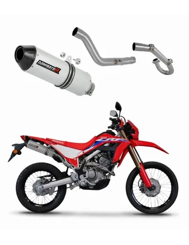 Ligne d'échappement complète inox Dominator MX2 pour Honda CRF 300L / Rally (2021-2023)