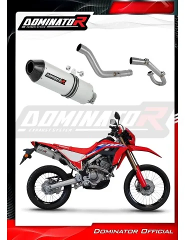 Ligne d'échappement complète inox Dominator MX2 pour Honda CRF 300L / Rally (2021-2023)