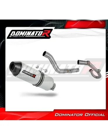 Ligne d'échappement complète inox Dominator MX2 pour Honda CRF 300L / Rally (2021-2023)