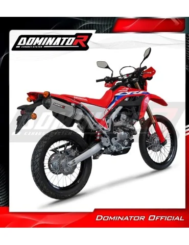 Ligne d'échappement complète inox Dominator MX2 pour Honda CRF 300L / Rally (2021-2023)