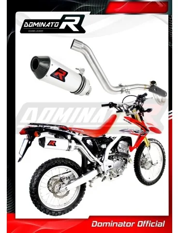 Ligne d'échappement complète inox Dominator MX2 pour Honda CRF 250 L (2012-2016)
