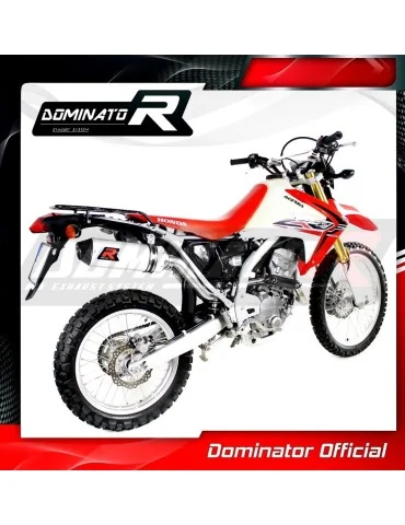 Ligne d'échappement complète inox Dominator MX2 pour Honda CRF 250 L (2012-2016)