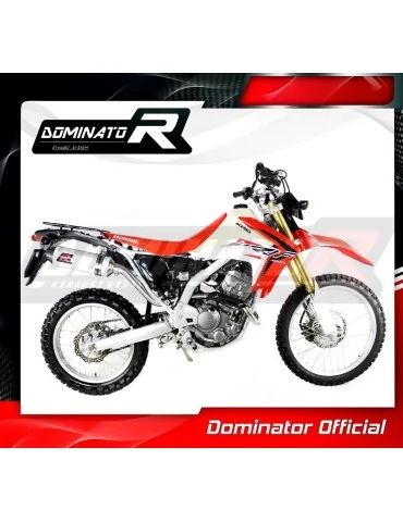 Ligne d'échappement complète inox Dominator MX2 pour Honda CRF 250 L (2012-2016)