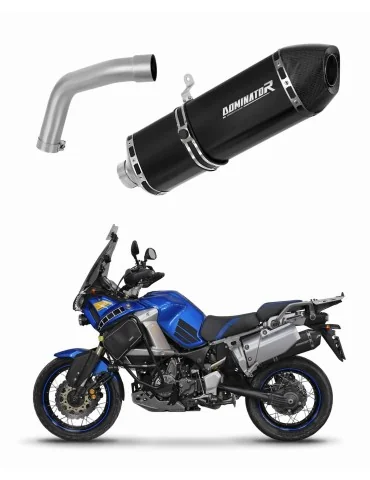 Silencieux slip-on Dominator HP7 Noir pour Yamaha XT 1200Z Super Tenere (2010-2016)