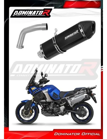 Silencieux slip-on Dominator HP7 Noir pour Yamaha XT 1200Z Super Tenere (2010-2016)