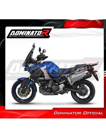 Silencieux slip-on Dominator HP7 Noir pour Yamaha XT 1200Z Super Tenere (2010-2016)
