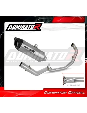 Ligne d'échappement complète inox Dominator HP8 pour KTM RC 390 (2022-2024)