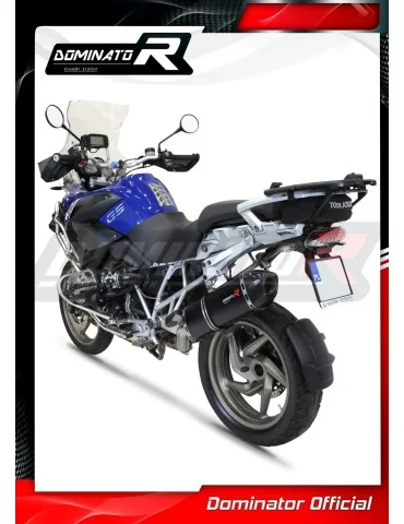 Silencieux slip-on Dominator HP7 Noir pour BMW R1200GS (2004-2009)