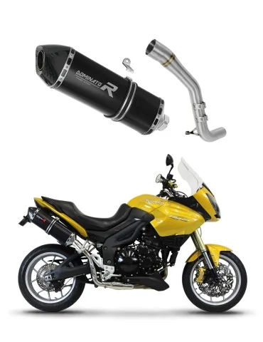 Silencieux slip-on Dominator HP7 Noir pour Triumph Tiger 1050 (2006-2012)