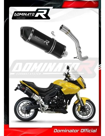 Silencieux slip-on Dominator HP7 Noir pour Triumph Tiger 1050 (2006-2012)