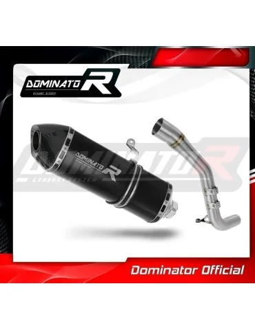 Silencieux slip-on Dominator HP7 Noir pour Triumph Tiger 1050 (2006-2012)