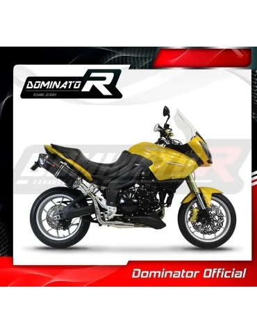 Silencieux slip-on Dominator HP7 Noir pour Triumph Tiger 1050 (2006-2012)
