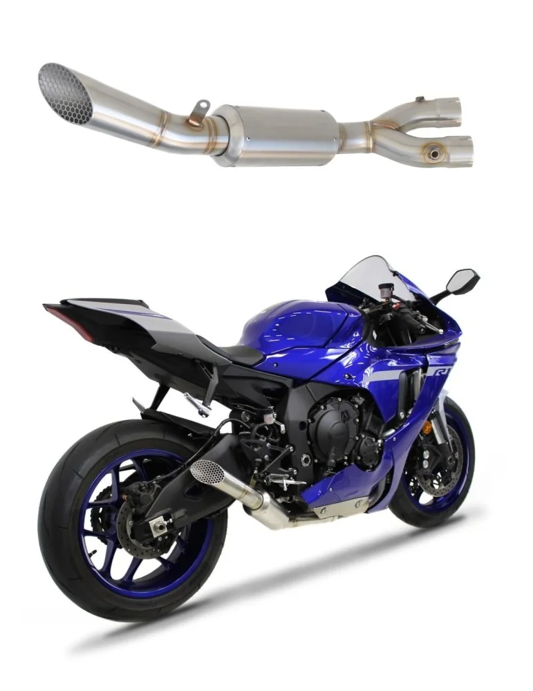 Décatalyseur inox Dominator GP3 pour Yamaha YZF R1 1000 RN32 2015-2016