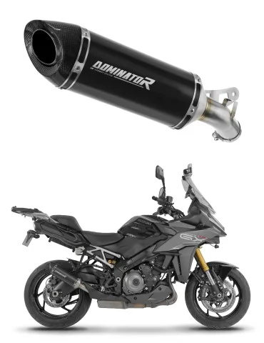 Silencieux slip-on Dominator HP8 Noir pour Suzuki GSX-S 1000 GX (2025-2026)