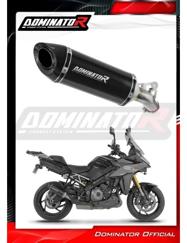 Silencieux slip-on Dominator HP8 Noir pour Suzuki GSX-S 1000 GX (2025-2026)