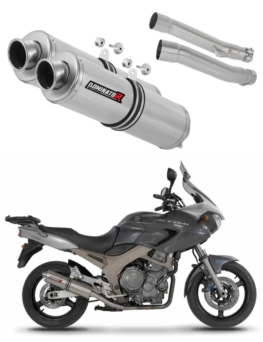Silencieux slip-on Dominator ST pour Yamaha TDM 900 2002-2013, vue 1