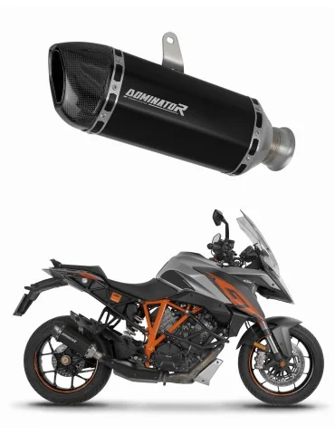 Silencieux slip-on Dominator HP1 Noir pour KTM 1290 Super Duke GT (2016-2024)