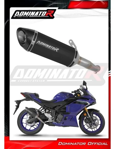 Silencieux slip-on Dominator HP8 Noir pour Yamaha YZF-R3 (2025-2026)