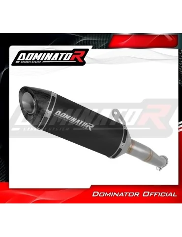 Silencieux slip-on Dominator HP8 Noir pour Yamaha YZF-R3 (2025-2026)