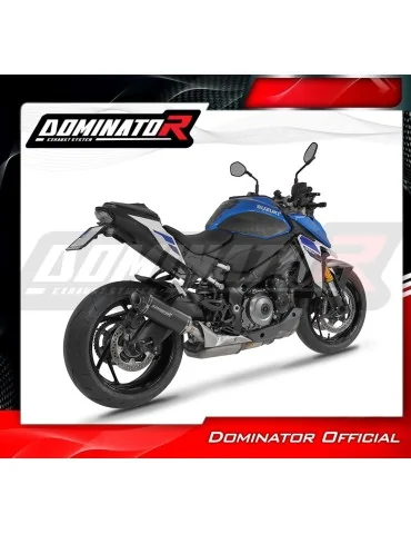 Silencieux slip-on Dominator HP8 Noir pour Suzuki GSX-S 1000 / 1000 GT / 950 (2025)