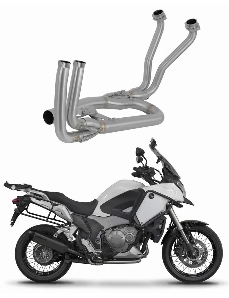 Collecteur d'échappement inox Dominator pour Honda VFR 1200X Crosstourer (2012-2020)