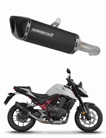Silencieux slip-on Dominator HP6 Noir pour Honda CB 750 Hornet (2024-2025)
