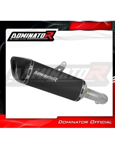 Silencieux slip-on Dominator HP6 Noir pour Honda CB 750 Hornet (2024-2025)