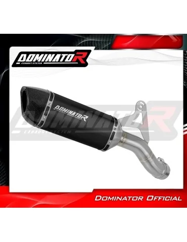 Silencieux slip-on Dominator HP6 Noir pour BMW R1300GS Adventure (2024-2025)